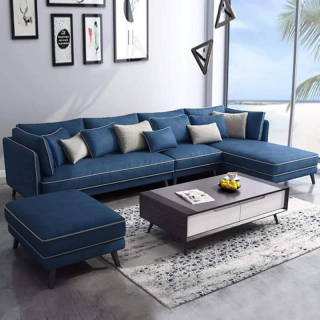 Sofa phòng khách chữ L thư giãn