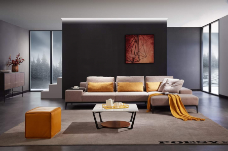 Sofa phòng khách chữ L thư giản